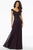 MGNY By Mori Lee - 72134SC Embellished V-neck Evening Gown - 1 pc Silver In Size 6 Available CCSALE 6 / Silver