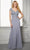 MGNY By Mori Lee 72421 - V-Neck Crepe Formal Dress Mother of the Bride Dresses