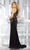 MGNY By Mori Lee - Halter Trumpet Evening Gown 71625SC - 1 pc Black In Sizes 4 Available CCSALE