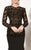 MNM Couture - 2186 Laced Jewel Neck Mermaid Dress Special Occasion Dress