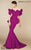 MNM Couture - 2328 Peplum Off-Shoulder Mermaid Evening Gown Evening Dresses 0 / Purple