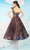 MNM COUTURE - 2617 Shirr-Ornate Beaded Empire Dress Special Occasion Dress