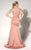 MNM COUTURE - Embellished Illusion Caped Gown 10840 CCSALE