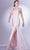 MNM Couture G1345 - One Shoulder Evening Gown Special Occasion Dress 0 / Pink