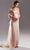 MNM COUTURE G1520 - Straight Across Column Evening Dress Evening Dresses