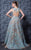 MNM Couture - K3596 Embroidered Illusion Dress with Overskirt Special Occasion Dress