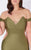 MNM COUTURE - L0044 Tapered V Neck Mermaid Gown Special Occasion Dress