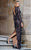 MNM COUTURE - N0293 Long Sleeve Sequined High Neck Sheath Gown Special Occasion Dress