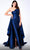 MNM COUTURE N0446 - Strapless Straight Across Evening Gown Evening Dresses