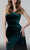 MNM COUTURE N0449 - Draped Velvet Evening Dress Pageant Dresses