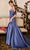 MNM COUTURE N0493 - Off Shoulder Satin-Crepe Gown Prom Dresses