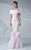 MNM Couture - Sleek Off-Shoulder Mermaid Dress G0620 Evening Dresses 0 / Pink