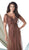 Mon Cheri 114905 Draped Sleeve Embellished Evening Gown CCSALE