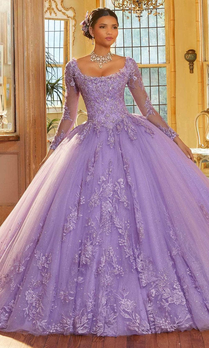 Mori Lee 34061 - Scoop Neck Quinceanera Ballgown Prom Dresses 00 / Orchid