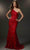 Mori Lee 48016 - Embroidered Lace-Up Prom Gown Prom Dresses 00 / Red