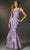 Mori Lee 48025 - One Shoulder Embroidered Prom Gown Military Ball 00 / Orchid/Nude