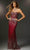 Mori Lee 48066 - Beaded Strapless Prom Dress Evening Dresses 00 / Sangria Gold