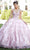 Mori Lee - 60132 Metallic Embroidered Ballgown Quinceanera Dresses 00 / Pink