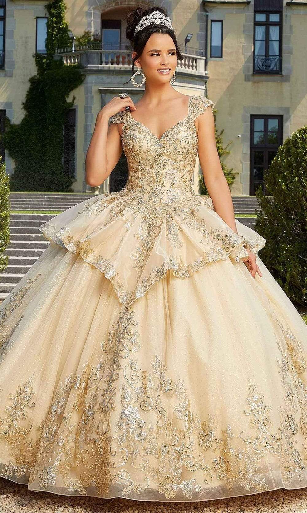 Gold Ball Gowns - Formal Evening Dresses - Couture Candy