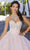 Mori Lee 60164 - Detachable Sleeve Glittered Ballgown Prom Dresses