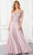 Mori Lee - 72309 Illusion Neckline Crystal Beaded Chiffon A-Line Gown Special Occasion Dress