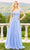 Mori Lee 72510 - V-Neck Cap Sleeve A-Line Prom Dress Prom Dresses 00 / Periwinkle