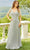 Mori Lee 72517 - Flutter Illusion Sleeve A-Line Long Dress Mother of the Bride Dresses 00 / Silver