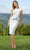 Mori Lee 72546 - Ruffled Peplum Crepe Midi Dress Semi Formal