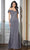 Mori Lee 72615 - Embroidered Sheath Evening Gown Evening Dresses 00 / Charcoal