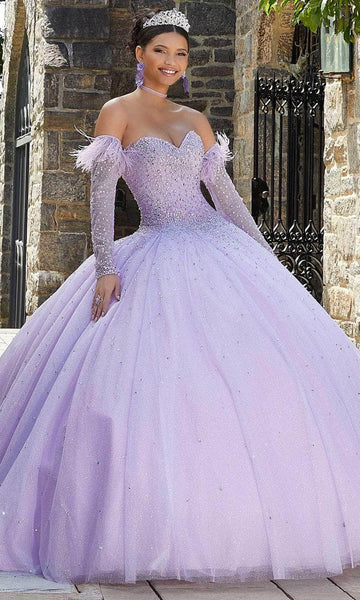 Mori Lee 60156 Bell Sleeve Tiered Skirt Quinceanera Gown