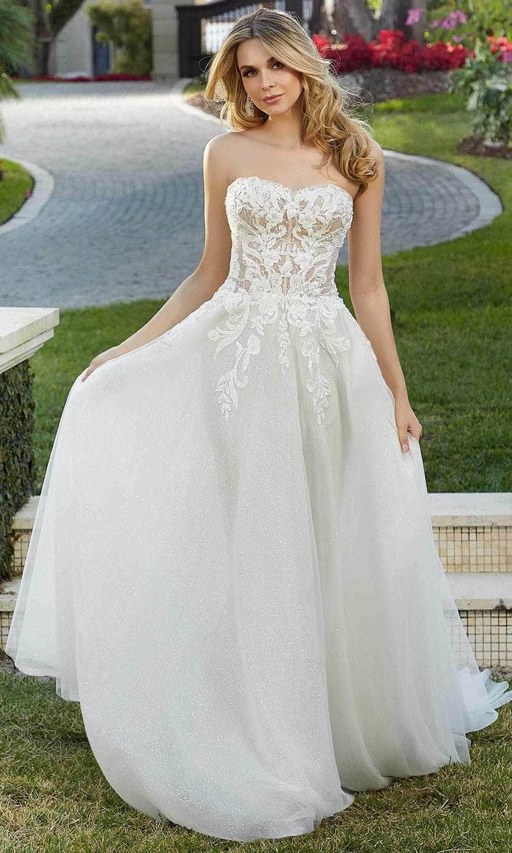 Mori Lee Bridal 5981 - Strapless Sweetheart Bridal Gown – Couture