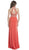 Multi-Beaded Halter Jersey Evening Dress Dress