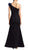 Nero By Jatin Varma - 480137 One Shoulder Two-Tone Ruffled Dress - 1 pc Black In Size 8 Available CCSALE 8 / Black