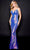 Nina Canacci 1534 - Iridescent Sequined Prom Gown Special Occasion Dress 0 / Ombre Purple