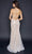 Nina Canacci - 3177 Scoop Sequined Slit Evening Gown Prom Dresses