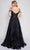 Nina Canacci 4305 - Cold Shoulder Sleeve A-line Gown Special Occasion Dress