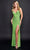 Nina Canacci 4311 - Sequin Sleeveless Prom Gown Special Occasion Dress 0 / Neon Green