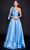 Nina Canacci 6588 - One-Sleeve A-Line Gown Special Occasion Dress 4 / Periwinkle