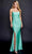 Nina Canacci 7507 - Scoop Neck Sleeveless Prom Gown Special Occasion Dress 0 / Mint