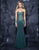 Nina Canacci Embroidered Sweetheart Long Dress in Green 7357 CCSALE 6 / Green