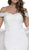 Nox Anabel - E014 Embellished Off-Shoulder Sheath Dress Special Occasion Dress