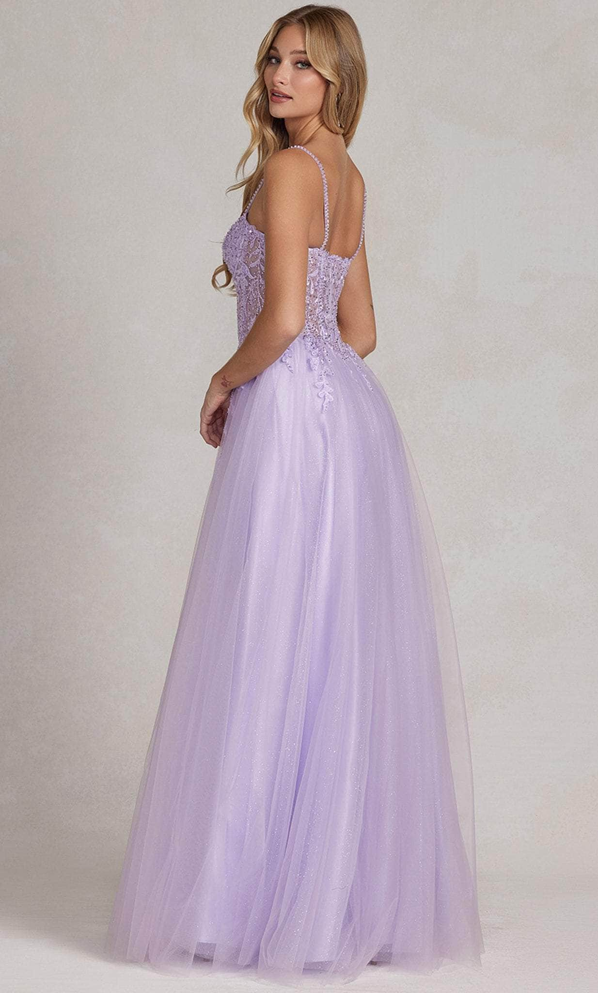 Nox Anabel F1087 - Sheer Sweetheart Prom Gown – Couture Candy