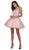 Nox Anabel Jewel Lace Applique A-Line Cocktail Dress B652 - 1 pc Blush in Size S Available CCSALE S / Blush