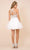 Nox Anabel - Jewel Lace Applique A-Line Cocktail Dress B652 - 1 pc White in Size S Available CCSALE