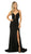 Nox Anabel - M133 Sexy Sleeveless Strappy Back Mermaid Gown Special Occasion Dress XS / Black