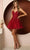 Nox Anabel R707 - Lace Appliqued Sweetheart Short Dress In Red