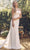 Nox Anabel - Sleeveless Pearl Accent Bridal Dress QW963 Bridal Dresses