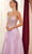 Nox Anabel T1012 - V-Neck Embellished Prom Gown Prom Dresses