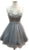 Ornate Sheer Halter A-line Homecoming Dress Homecoming Dresses