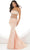 Panoply - 14114 Strapless Multi-Cutout Sequin Gown Special Occasion Dress 0 / Blush